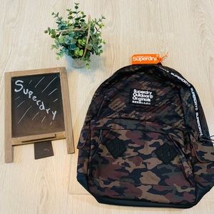Superdry Dark Camo Backpack Bag